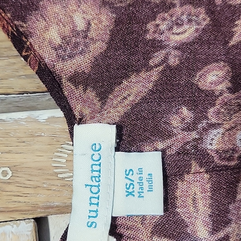 Sundance Long Kimono, Browns And Burgandy Boho Vibes - Picture 2 of 13